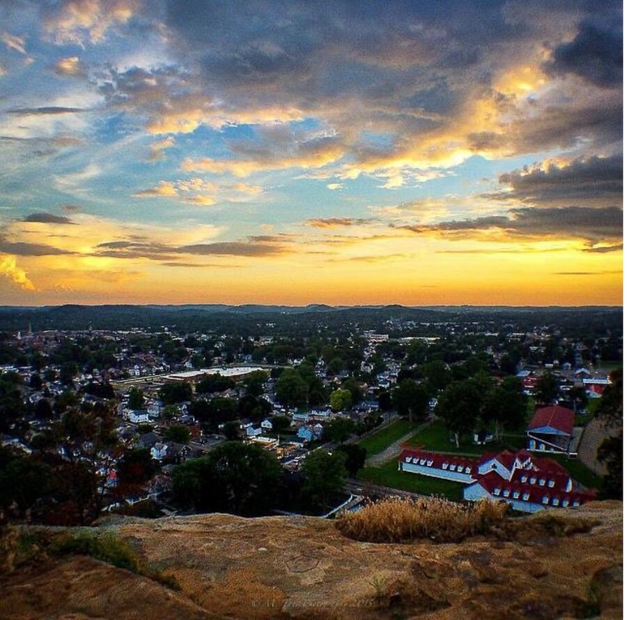 View over Lancaster from Mount Pleasant