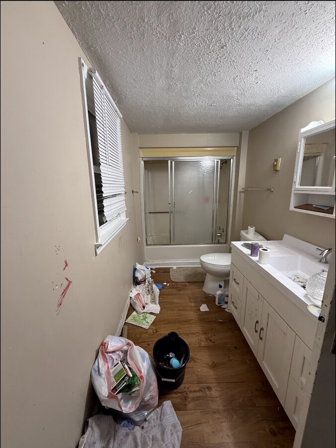 Bathroom before renovation